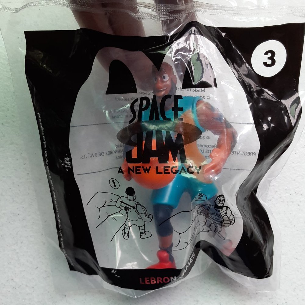 Lebron James‎ Space Jam McDonalds Toy New #3